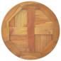 Preview: Tischplatte Massivholz Teak Rund 2,5 cm 40 cm