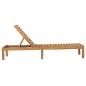 Preview: Sonnenliege Massivholz Teak