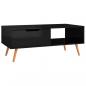 Preview: Couchtisch Hochglanz-Schwarz 100x49,5x43 cm Holzwerkstoff