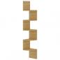 Preview: Wand-Eckregal Sonoma-Eiche 19x19x123 cm Holzwerkstoff