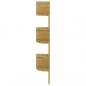 Preview: Wand-Eckregal Sonoma-Eiche 19x19x123 cm Holzwerkstoff