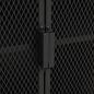 Preview: Aufbewahrungsschrank Rustikal Braun 72x36x82 cm Metall und MDF
