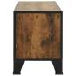 Preview: TV-Schrank Rustikales Braun 105x36x47 cm Metall und MDF