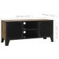 Preview: TV-Schrank Rustikales Braun 105x36x47 cm Metall und MDF