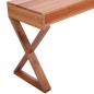 Preview: ARDEBO.de - Computertisch Natur 115x47x77 cm Massivholz Mahagoni