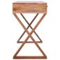 Preview: Computertisch Natur 115x47x77 cm Massivholz Mahagoni