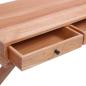 Preview: Computertisch Natur 115x47x77 cm Massivholz Mahagoni