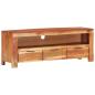 Preview: TV-Schrank 110x30x40 cm Massivholz Akazie 