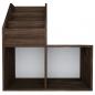 Preview: Kinder-Bücherregal Räuchereiche 71x30x78,5 cm Holzwerkstoff