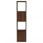 Preview: Drehregal Braun Eiche-Optik 34,5x34,5x75,5 cm Holzwerkstoff