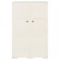 Preview: Kunststoffschrank 79x43x125 cm Holzdesign Vanilleeis