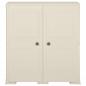 Preview: Kunststoffschrank 79x43x85,5 cm Holzdesign Vanilleeis