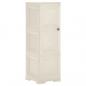 Preview: ARDEBO.de - Kunststoffschrank 40x43x125 cm Holzdesign Vanilleeis