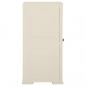 Preview: Kunststoffschrank 40x43x85,5 cm Holzdesign Vanilleeis