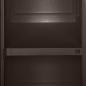 Preview: Kunststoffschrank 40x43x85,5 cm Holzdesign Braun