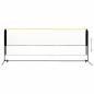 Preview: Badmintonnetz Verstellbar 400x103x94-158 cm Metall
