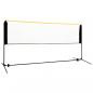 Preview: ARDEBO.de - Badmintonnetz Verstellbar 300x103x94-158 cm Metall