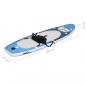 Preview: SUP-Board-Set Aufblasbar Blau 300x76x10 cm