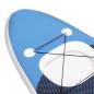 Preview: SUP-Board-Set Aufblasbar Blau 300x76x10 cm