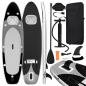 Preview: ARDEBO.de - SUP-Board-Set Aufblasbar Schwarz 360x81x10 cm