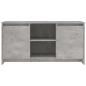 Preview: TV-Schrank Betongrau 102x37,5x52,5 cm Holzwerkstoff