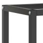 Preview: Werkbankgestell Mattschwarz und Mattrot 190x50x79 cm Metall