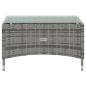 Preview: 8-tlg. Garten-Lounge-Set mit Auflagen Poly Rattan Grau