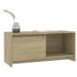 Preview: TV-Schrank Sonoma-Eiche 90x35x40 cm Holzwerkstoff