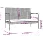 Preview: 8-tlg. Garten-Lounge-Set mit Auflagen Poly Rattan Schwarz