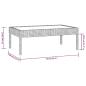 Preview: 16-tlg. Garten-Lounge-Set mit Auflagen Poly Rattan Grau