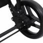 Preview: 3-in-1 Kinderwagen Anthrazit und Schwarz Stahl