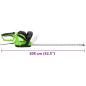 Preview: Elektro-Heckenschere 61 cm 750 W