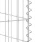 Preview: Gabionenwand für Mülltonnen Verzinkter Stahl 110x100x110 cm