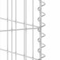 Preview: Gabionenwand für Mülltonnen Verzinkter Stahl 254x100x110 cm