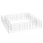 Preview:  Gabionen-Hochbeet Verzinkter Stahl 100x100x20 cm