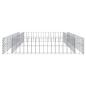 Preview: Gabionen-Hochbeet Verzinkter Stahl 200x100x20 cm