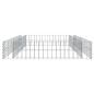 Preview: Gabionen-Hochbeet Verzinkter Stahl 200x100x20 cm