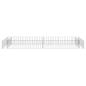 Preview: Gabionen-Hochbeet Verzinkter Stahl 200x100x20 cm