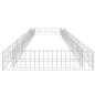 Preview: Gabionen-Hochbeet Verzinkter Stahl 400x100x20 cm