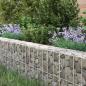 Preview: Gabionen-Hochbeet Verzinkter Stahl 400x100x20 cm
