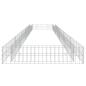 Preview: Gabionen-Hochbeet Verzinkter Stahl 500x100x20 cm