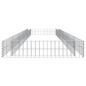 Preview: Gabionen-Hochbeet Verzinkter Stahl 500x100x20 cm