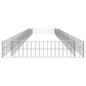 Preview: Gabionen-Hochbeet Verzinkter Stahl 600x100x20 cm