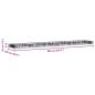 Preview: Gabionen-Hochbeet Verzinkter Stahl 600x100x20 cm