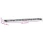 Preview: Gabionen-Hochbeet Verzinkter Stahl 600x100x20 cm