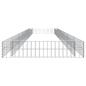Preview: Gabionen-Hochbeet Verzinkter Stahl 600x100x20 cm