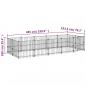 Preview: Outdoor-Hundezwinger Stahl 9,38 m²