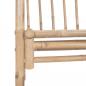 Preview: Gartenbank mit Pergola 116 cm Bambus