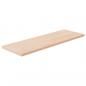 Preview: ARDEBO.de - Regalboden 60x20x1,5 cm Unbehandeltes Massivholz Eiche