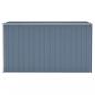 Preview: Anbauschuppen Grau 118x288x178 cm Verzinkter Stahl